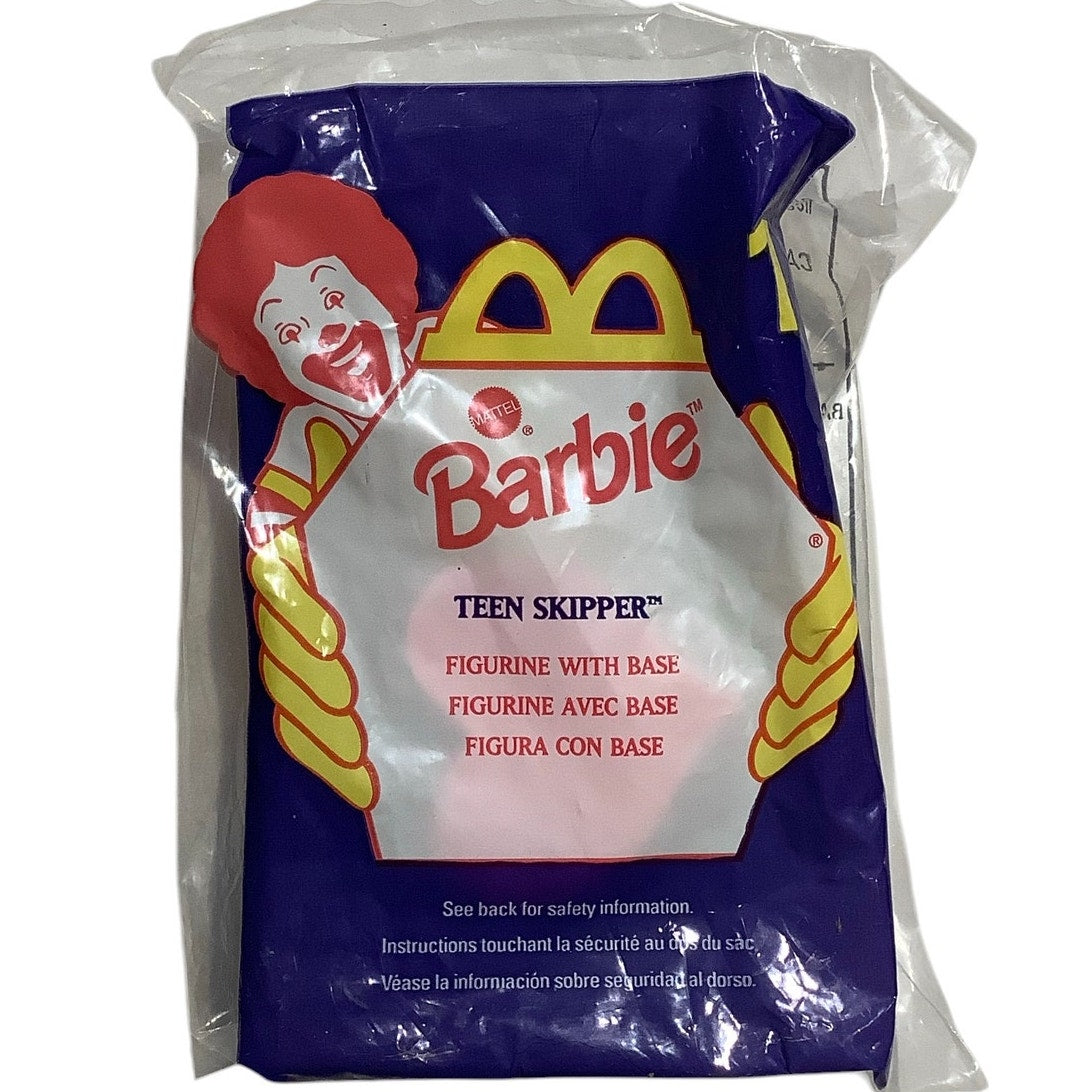 Barbie, Teen Skipper Collectible Figure, McDonald's Premium, 1998, NIP