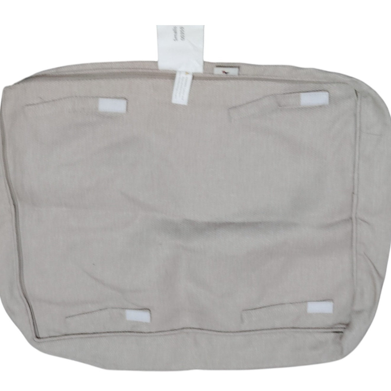 Outdoor Furniture Ottoman Slipcover – 24"W×19.5"D×4.25"H Taupe Beige, No Filling
