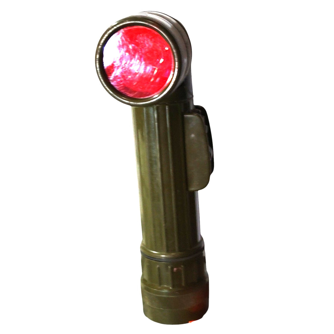 TL-122 Military Surplus Flashlight – ODG | 2 Red & Blue Lens Filters Extra Bulb