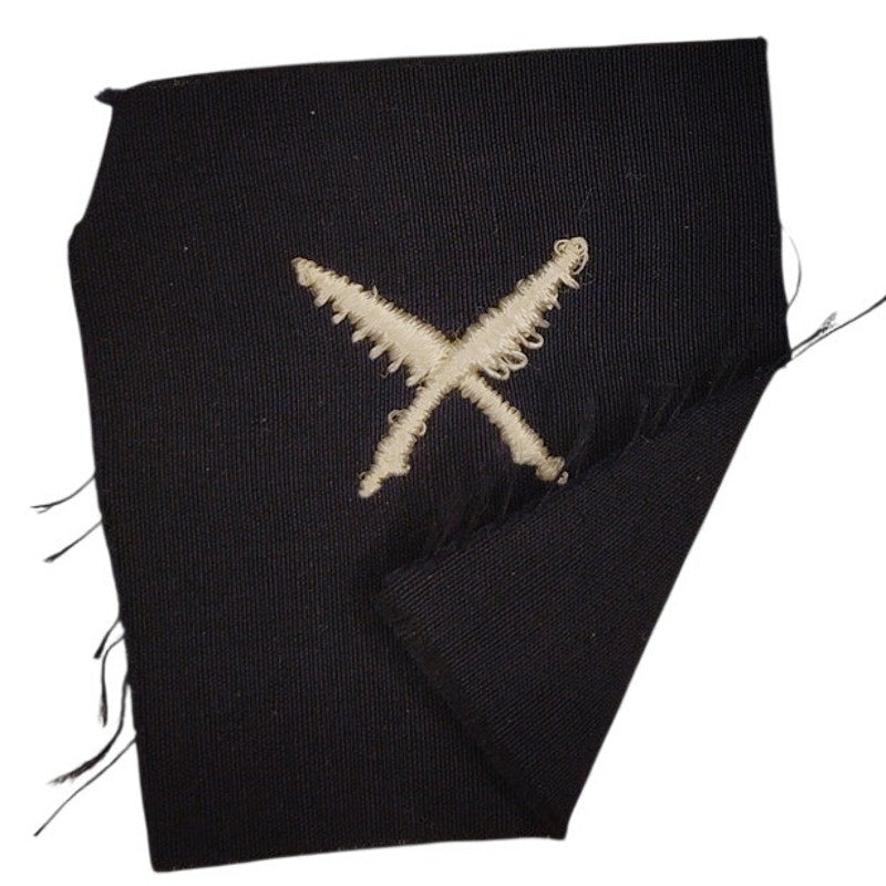 Vintage US Navy Coast Guard Yeoman YN Rating Patch 2‑1/4" × 2" Vintage Sew‑On
