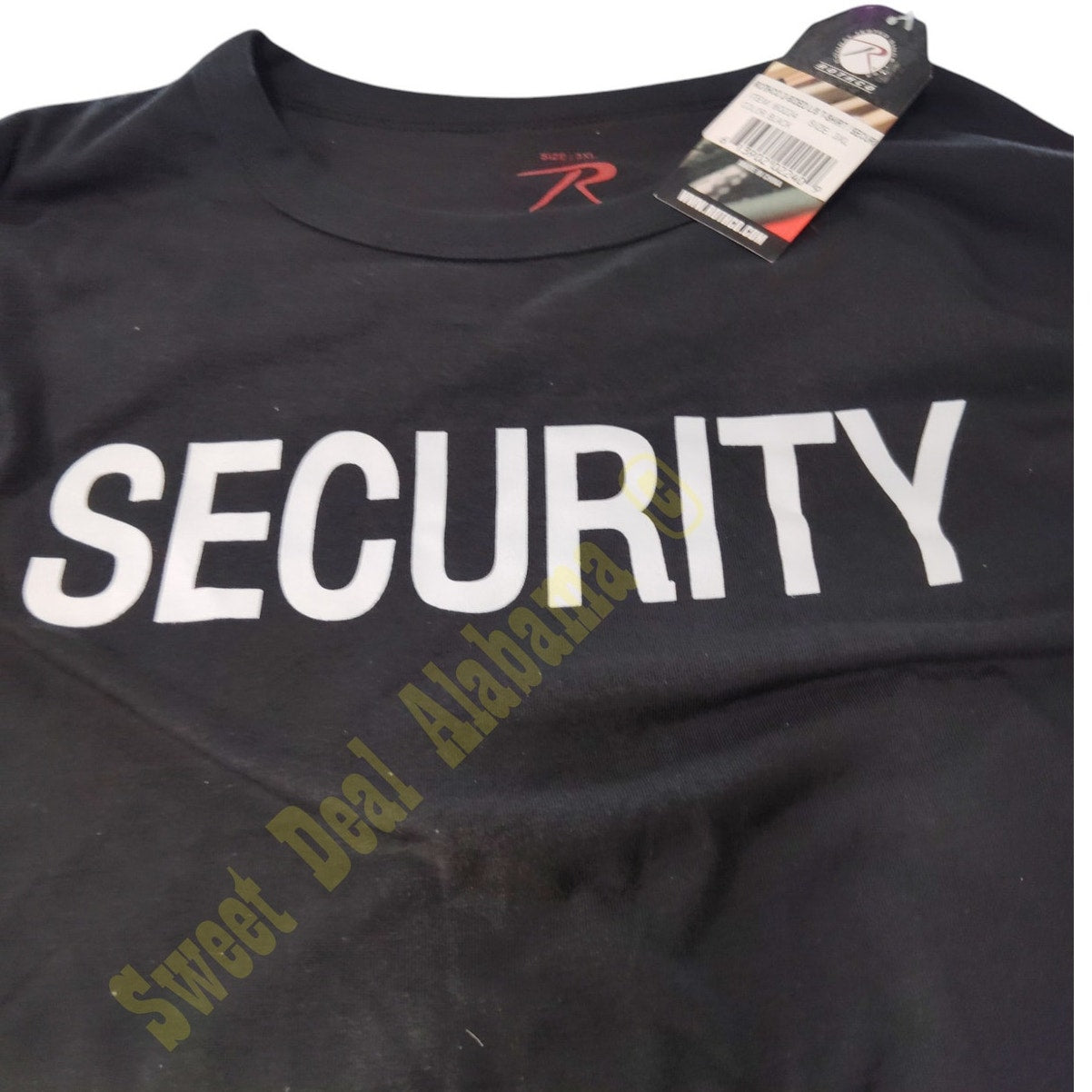 Rothco Black Tactical Shirt - Security - Long Sleeve, Size 3 XL
