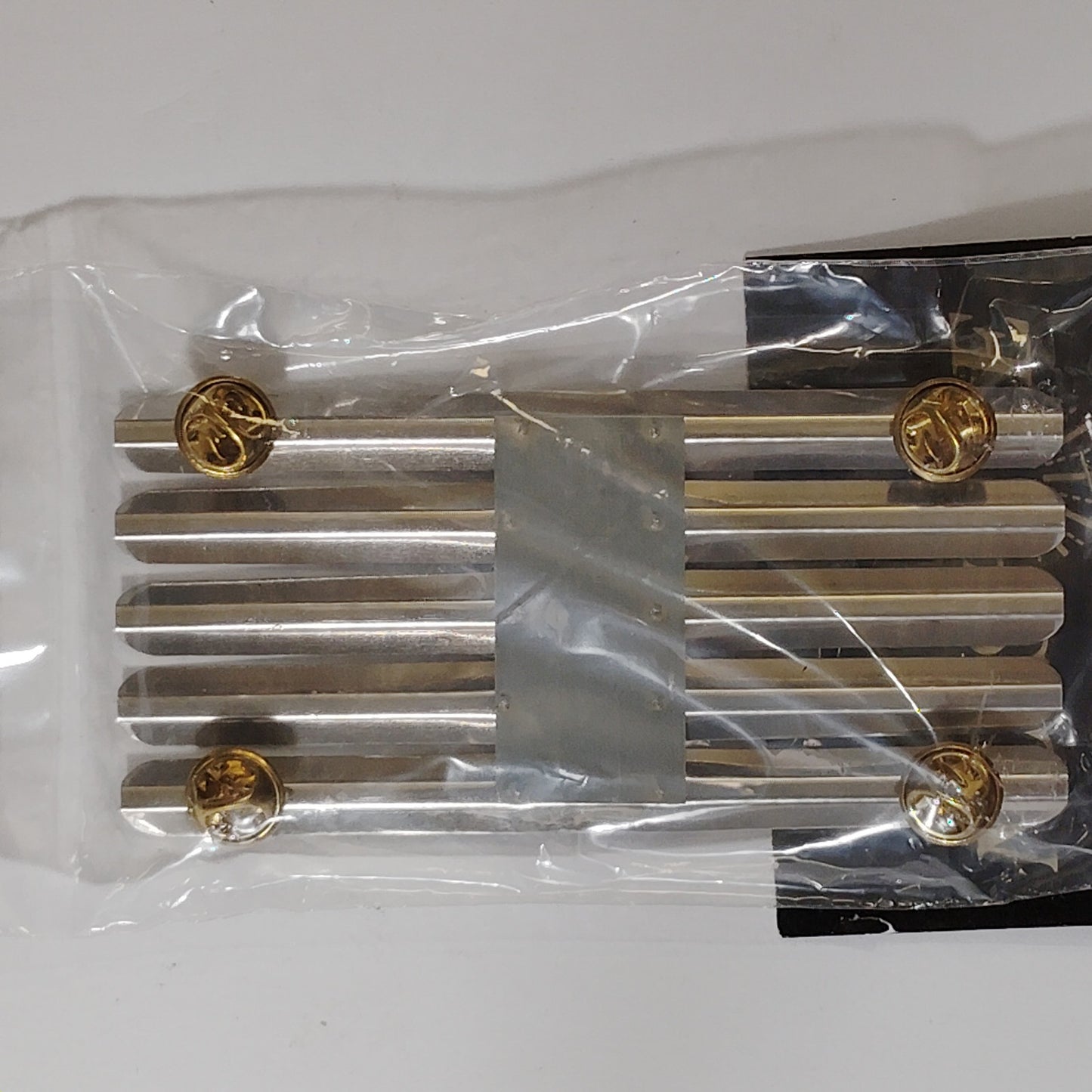 Mounting Rack, Bar for 15 Ribbons (3/3/3/3/3) by No-Shine Insignia - Supply Room