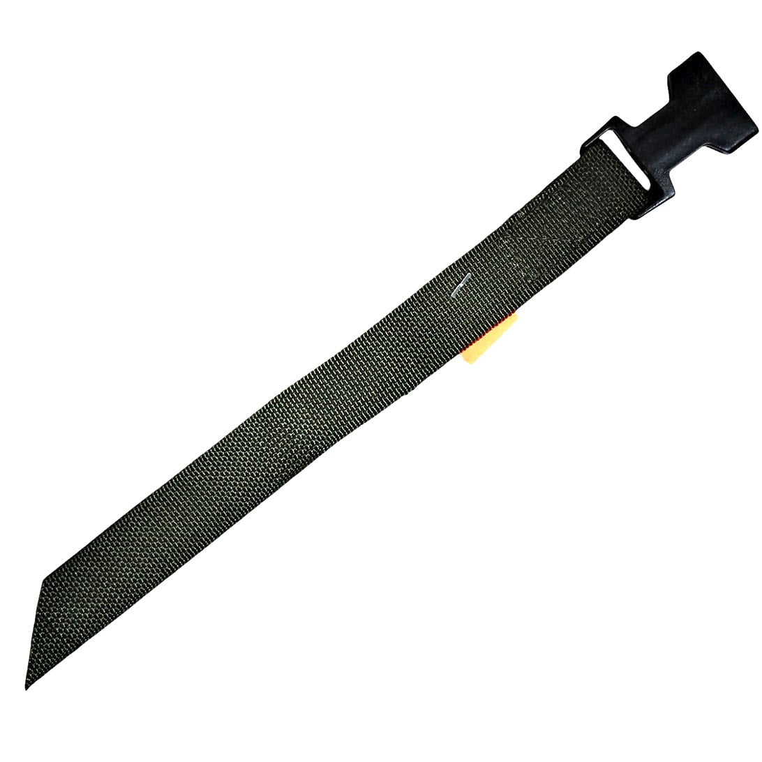 11" x 1" Nylon Strap Extension – Male Buckle End, Olive Drab Webbing