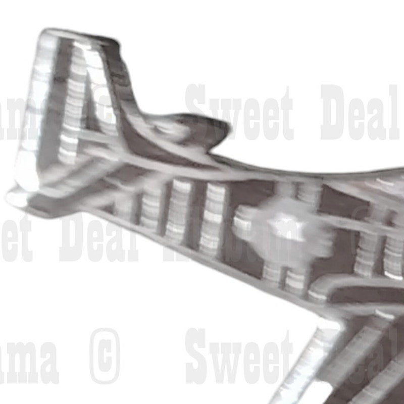 Mustand P-51 (D Variant) Aircraft, Hat, Lapel, Brooch Pin 1-3/8"W x 5/8"H