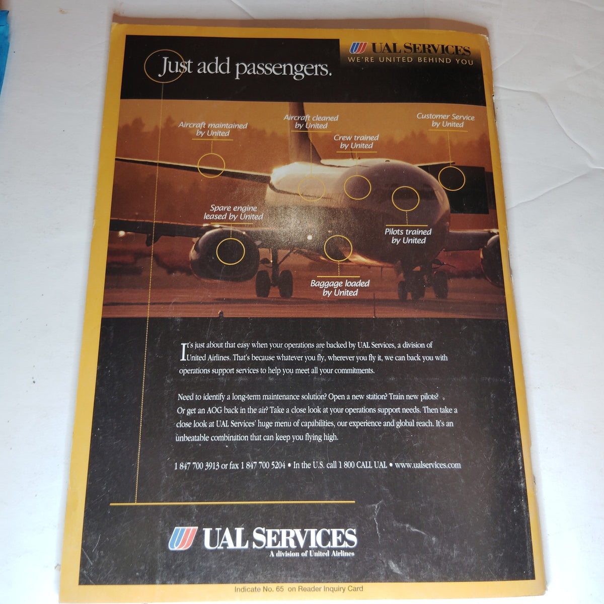 Vintage Air Transport World Magazine - November 1998 Aviation Management