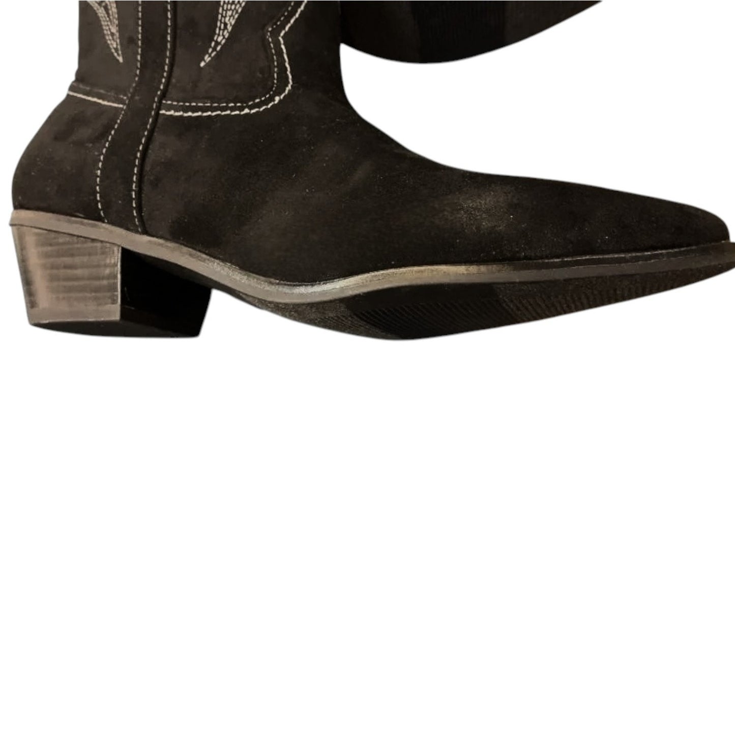 Universal Thread Sommer Western Boots – Size 6 – Black – Memory Foam Insole