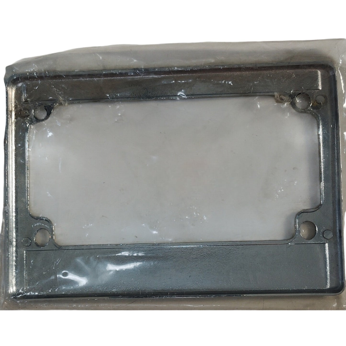 Vietnam Veteran Motorcycle License Plate Frame – Chromed Metal, Yellow Text on Black, Made in USA