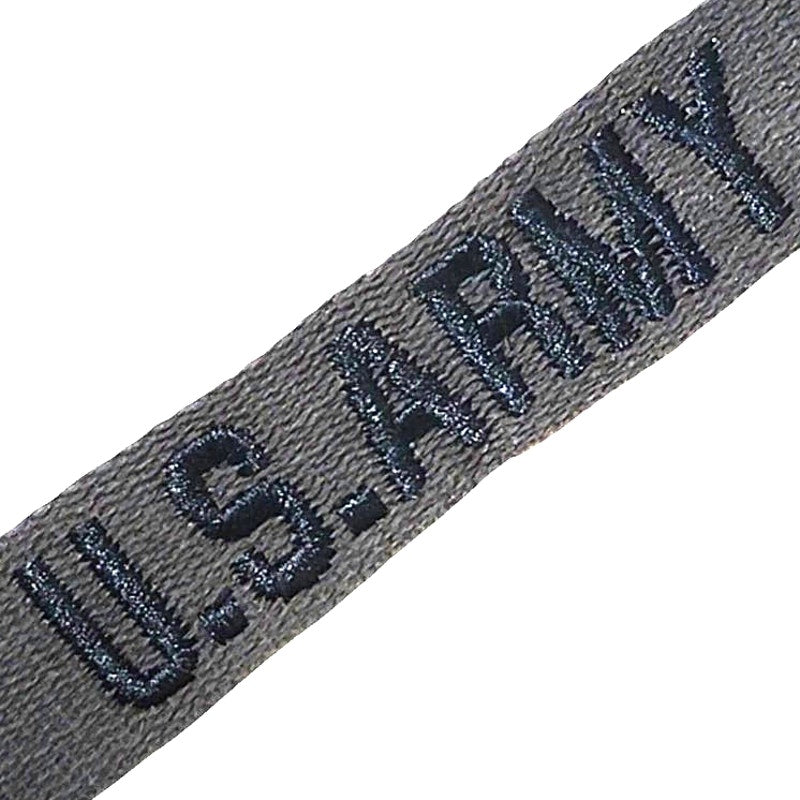 Subdued Foliage Green U.S. Army Name Tape – Black Text, 7-5/8"W x 1"H