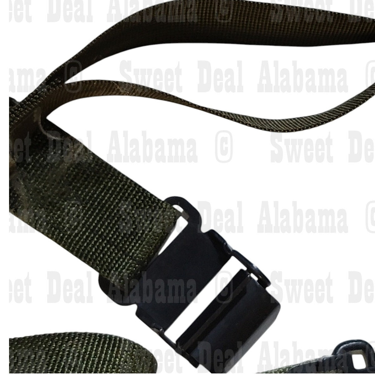 24" OD Webbing Strap – 1" Wide, Multi-Fastener, Military Style Utility Tie-Down