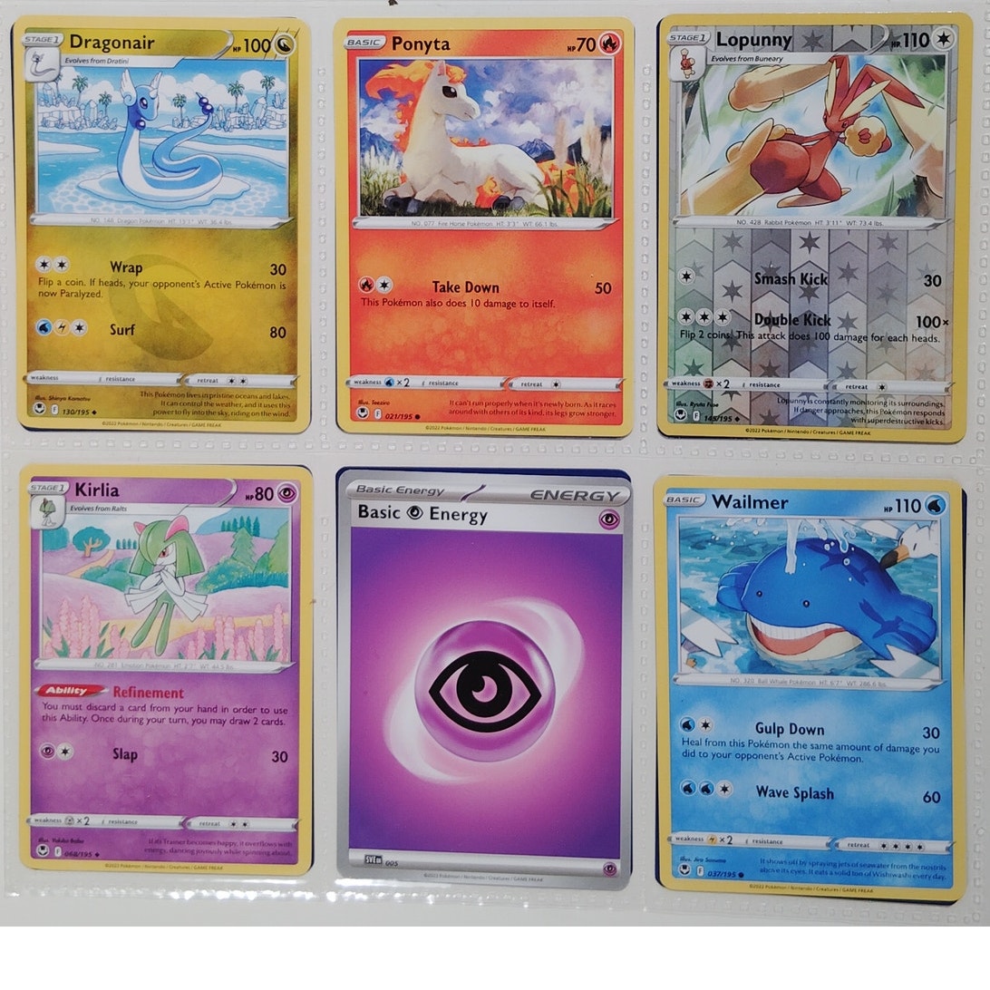 18 Random Pokémon Cards Pictured, Actual Photos Provided