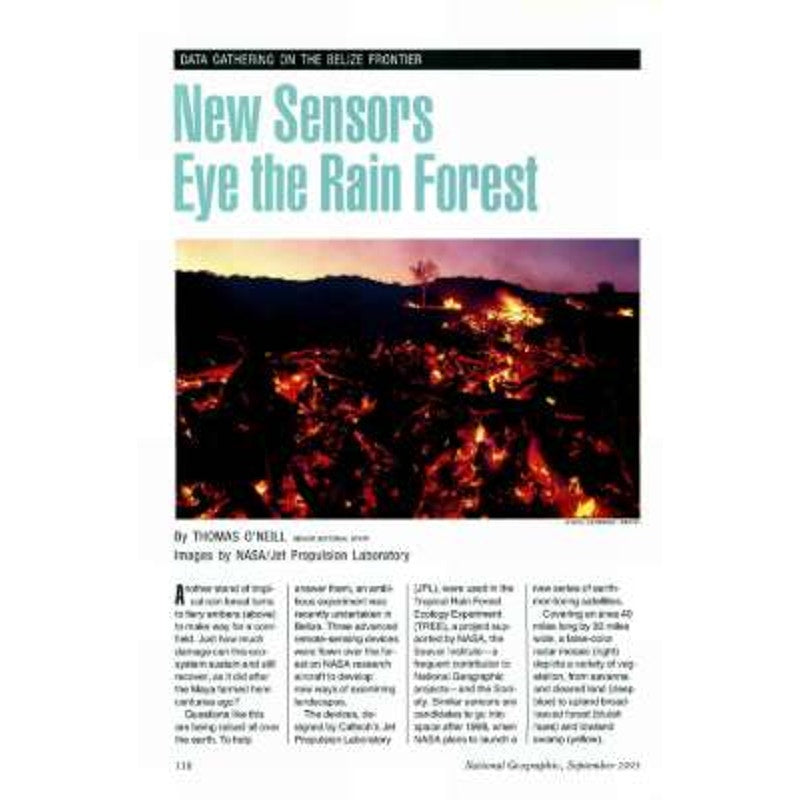 National Geographic September 1993 -Czechoslovakia, Pecos River, Britain's Hedgerows, Rain Forest Sensors, India's Rabari...
