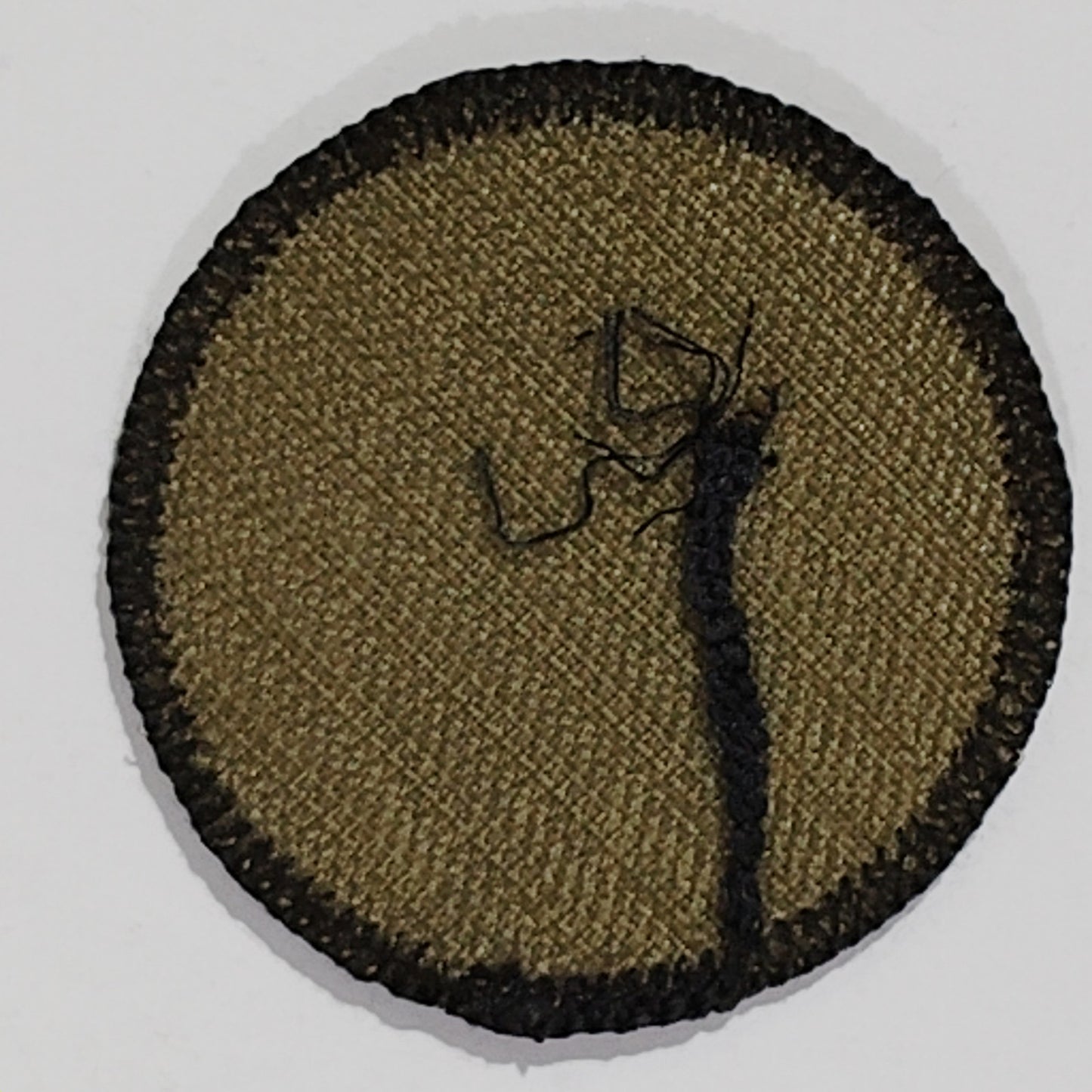 Vintage Subdued 24th Infantry Division Patch – 2.25" Round – Taro Leaf Emblem