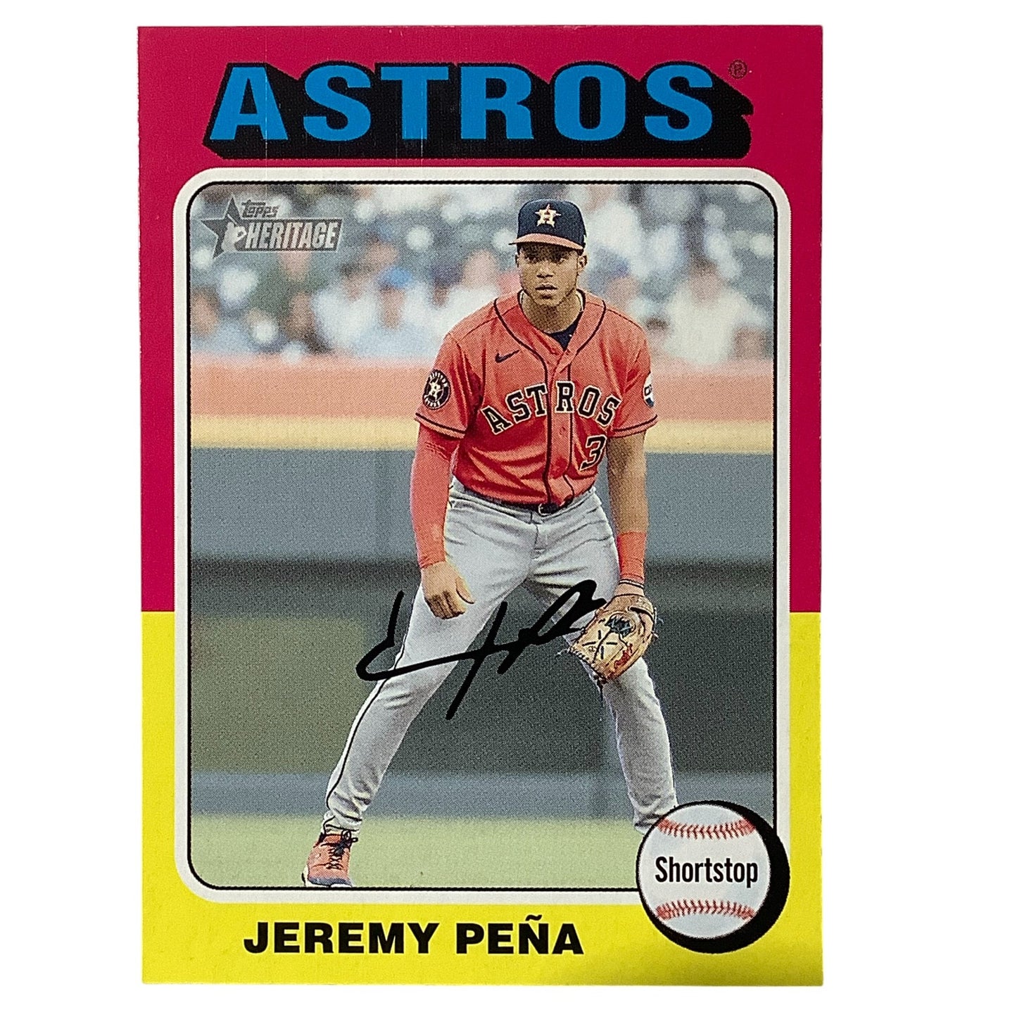 2024 Topps Heritage - Jeremy Pena, Houston Astros SS, Card #305, NM+