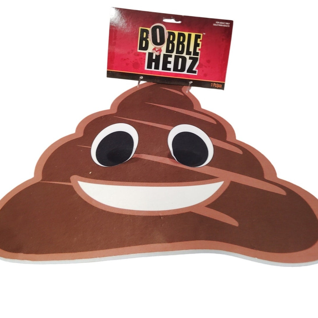 Poop Big Head Adult Mask 16.25" x 1.75" x 15.5"