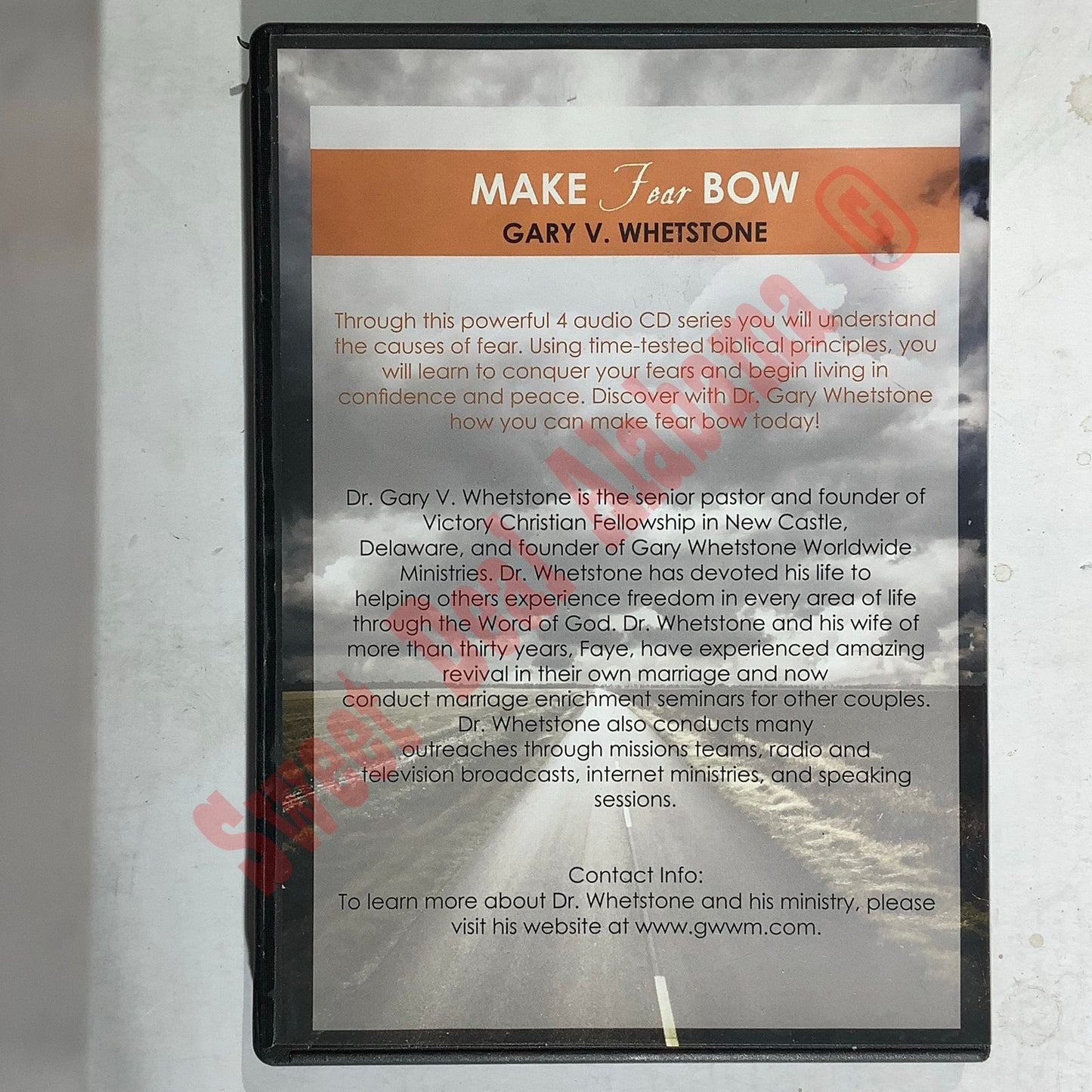 Make Fear Bow, 4-CD Set by Dr. Gary V. Whetstone, Religion and Spirituality