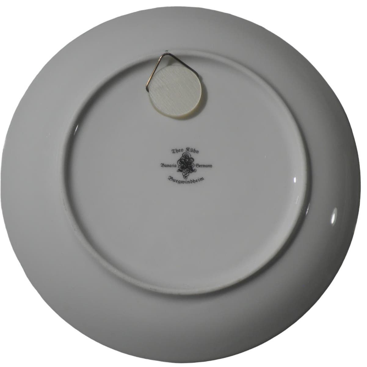 Theo Kohn Porcelain Plate, 7.5"D Krämerbrücke, Merchant's Bridge, Erfurt Germany