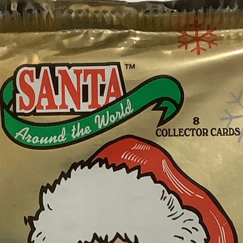 SANTA Around the World Trading Cards, TCM Set Trading Cards, 1 Pack, Circa 1990s