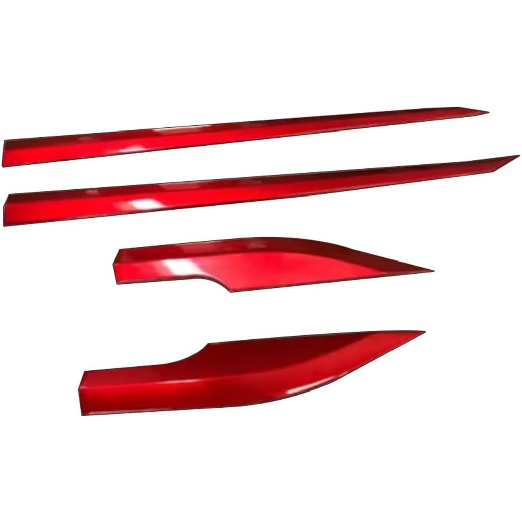 Red ABS Side Door Molding Trim 4PCS for Toyota C-HR CHR 2018–2023