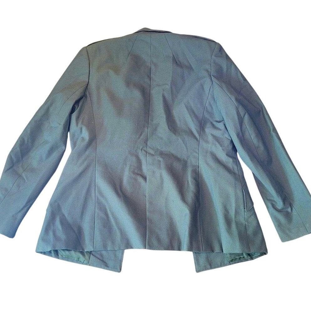 1986 Women’s Dress Coat – Size 16S, Dale Fashions, Green, 65/35 Poly-Wool, DLA100-86-C-0394