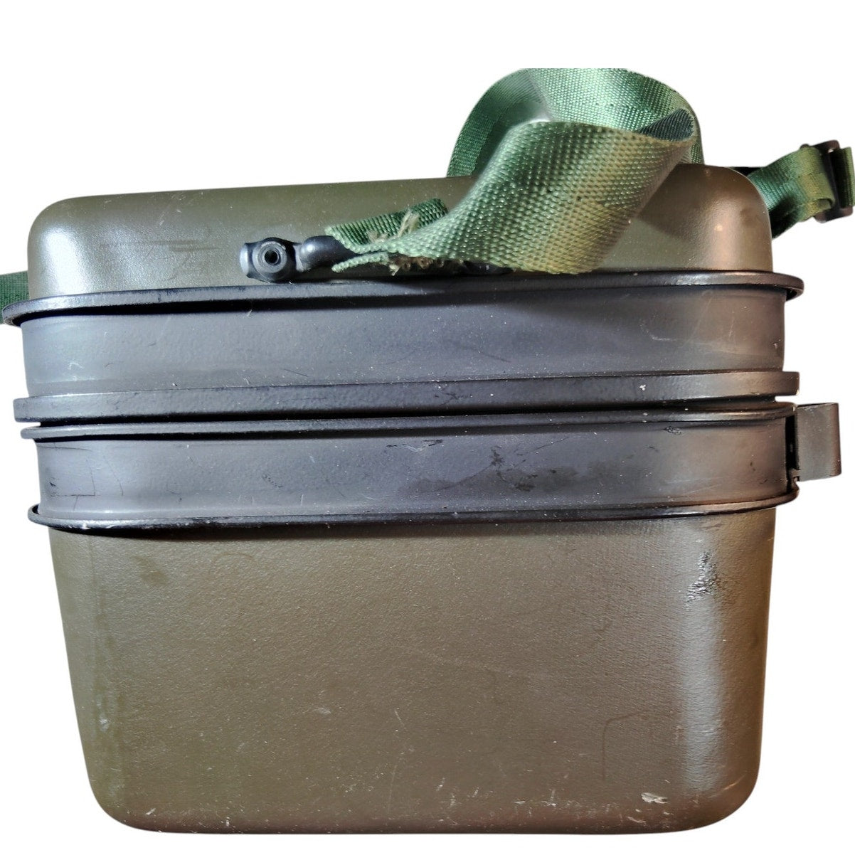 Thermodyne Hard Case – 9"x9"x7", Olive Drab Green, Strap & Lock, No Foam