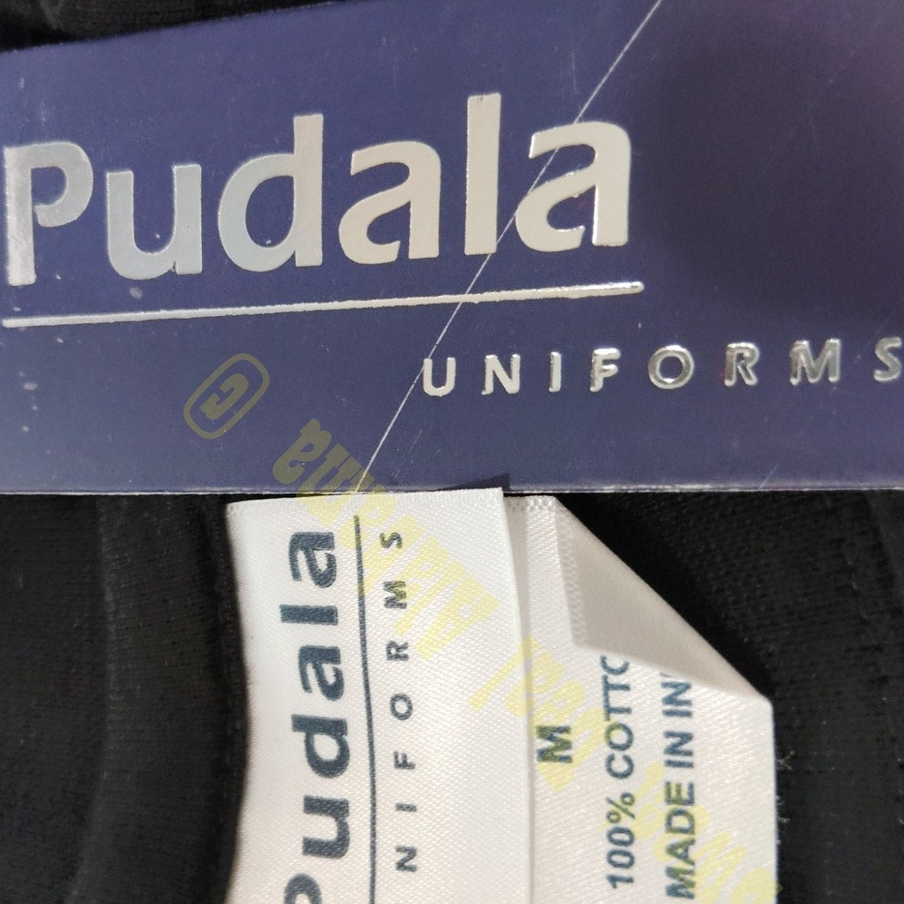Pudala Black Tactical Shirt – "Security" – Short Sleeve, Size: Medium