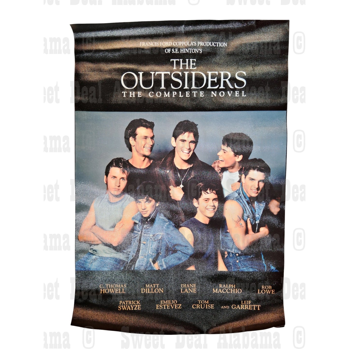 The Outsiders – 12” x 18” Canvas Print of Movie Poster – Unframed