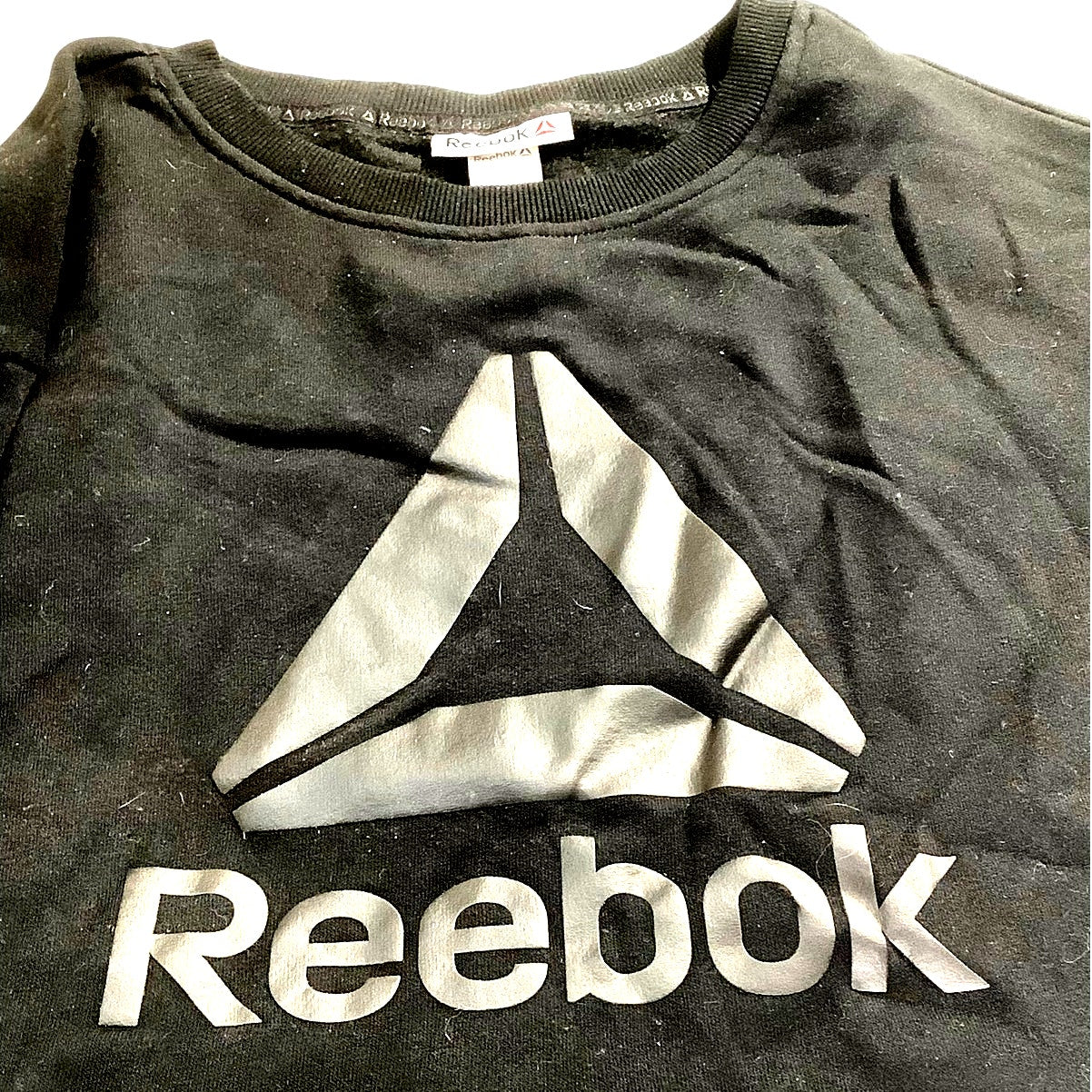 Reebok Women's Supersoft Gravity Crew Sweatsuit Shirt & Pants w/ Pockets, SM