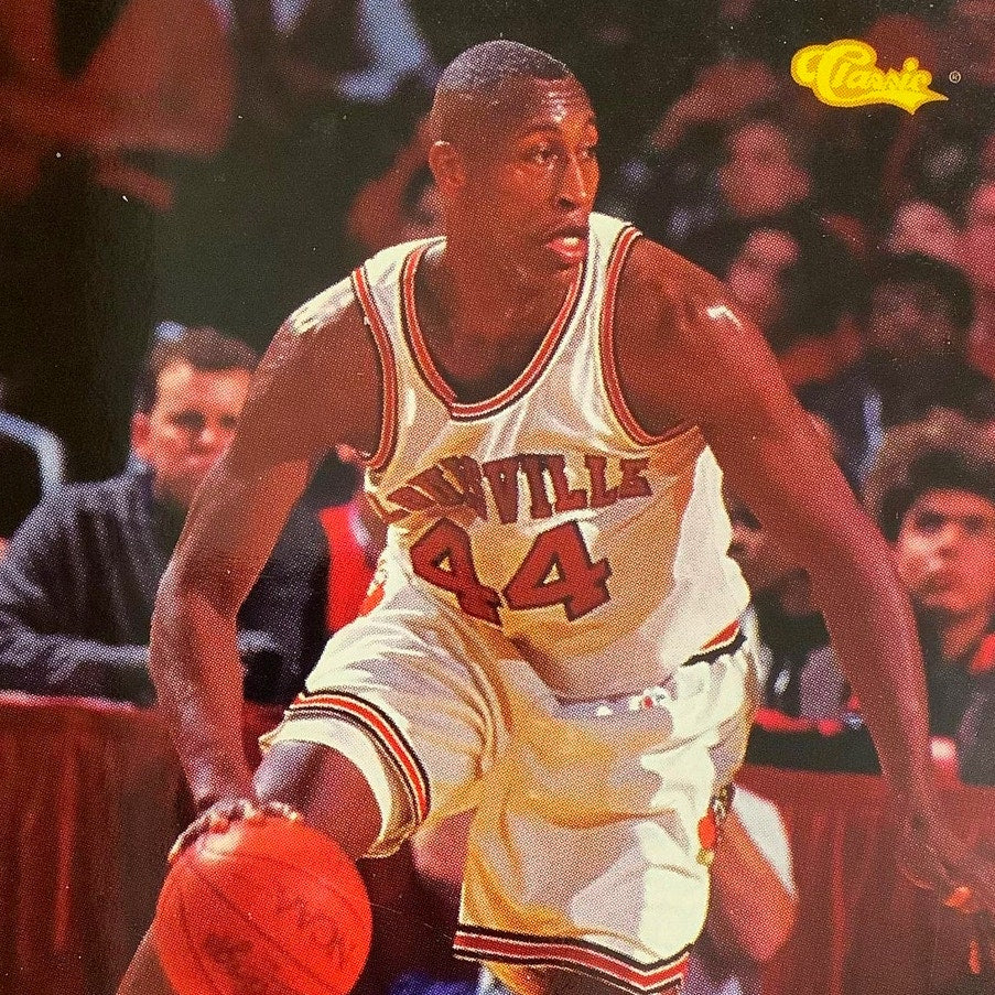 Clifford Rozier, Univ. Louisville (F), Classics 1994 Draft Picks Card 33 EXC