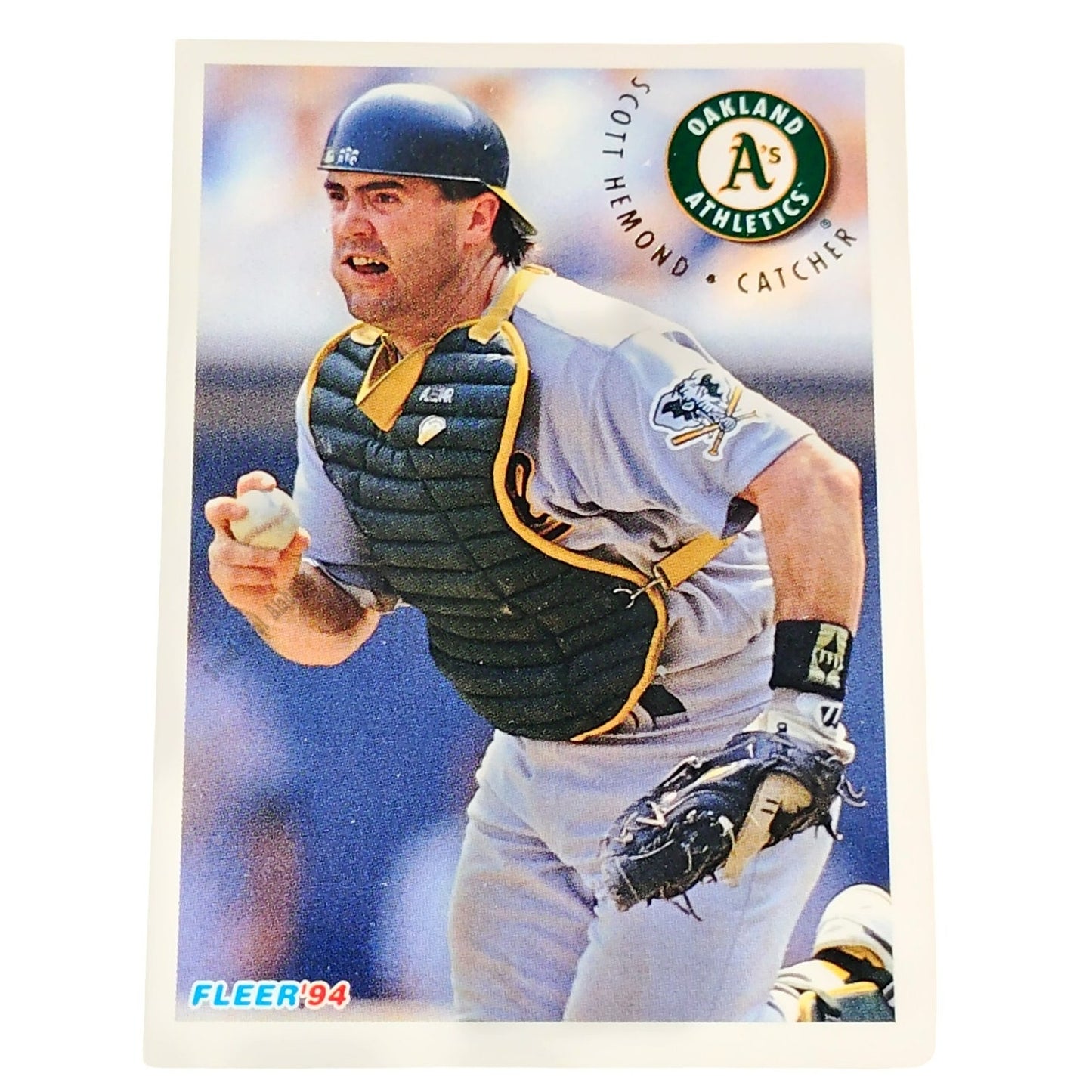 Scott Hemond, Oakland Athletics (A's) #263 1994 Fleer Baseball Collector's Card