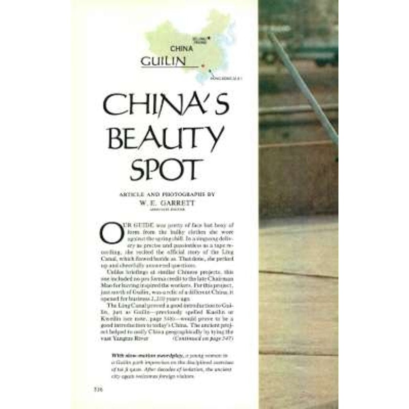 National Geographic Magazine October 1979, Two Englands, China, Fiber Optics ...