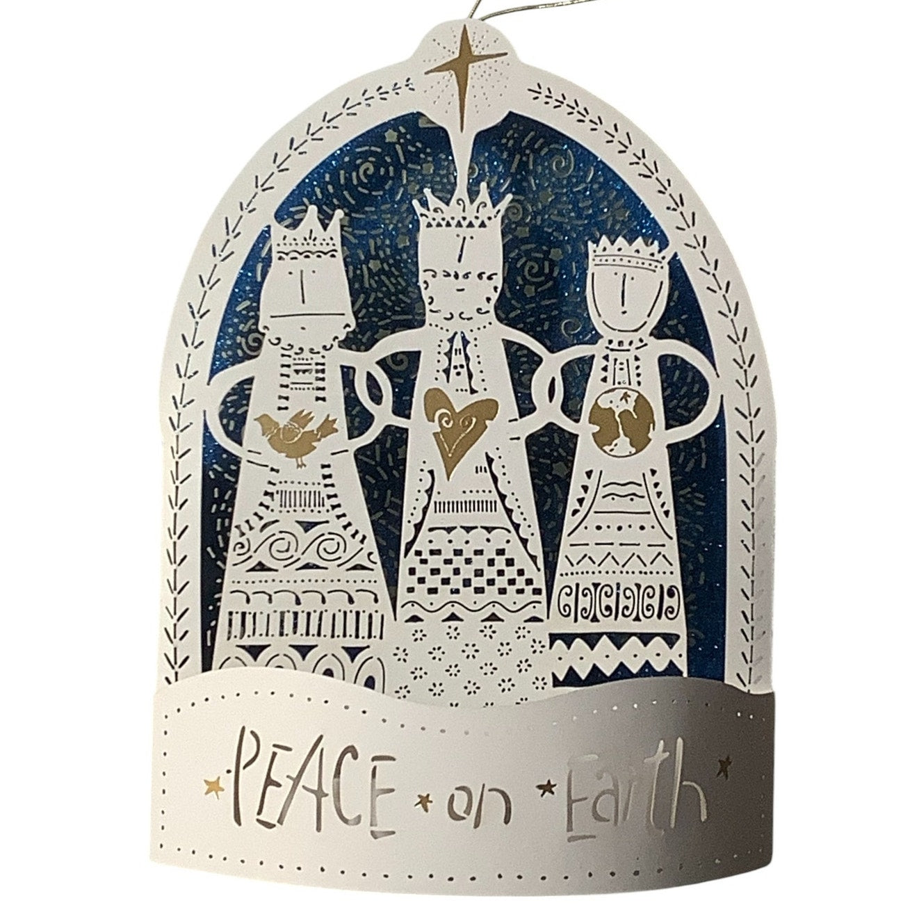Hallmark 1999 Keepsake Laser Gallery Ornament, A Wish for Peace