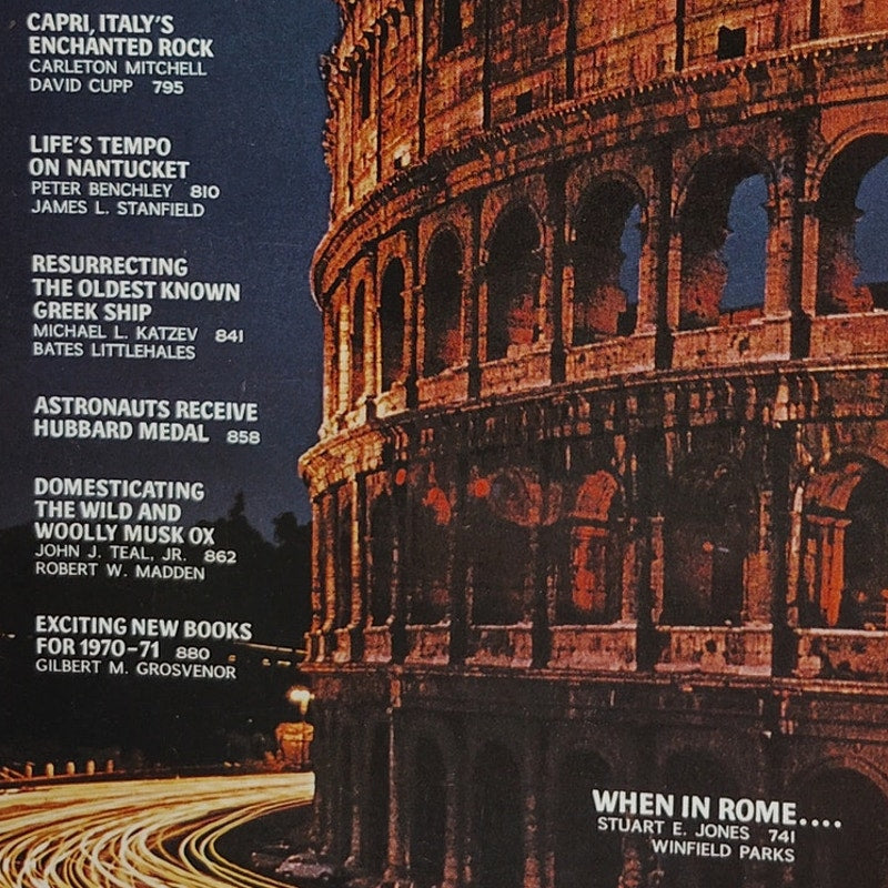 National Geographic Magazine – June 1970, Rome, Hutterites, Amazon River