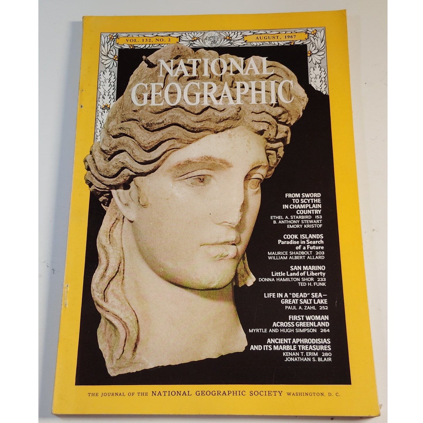 National Geographic August 1967 | Great Salt Lake, Greenland & Aphrodisias