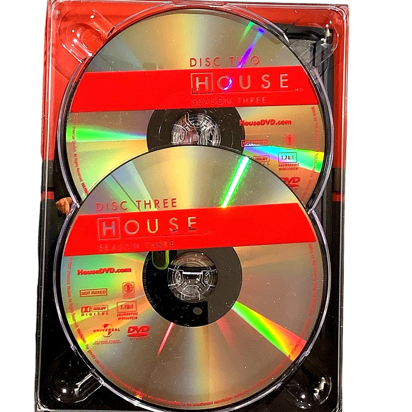 House, M.D.: Season 3 (5-DVD Set, 2007) 17 Hours 30 Minutes of Medical Drama TV