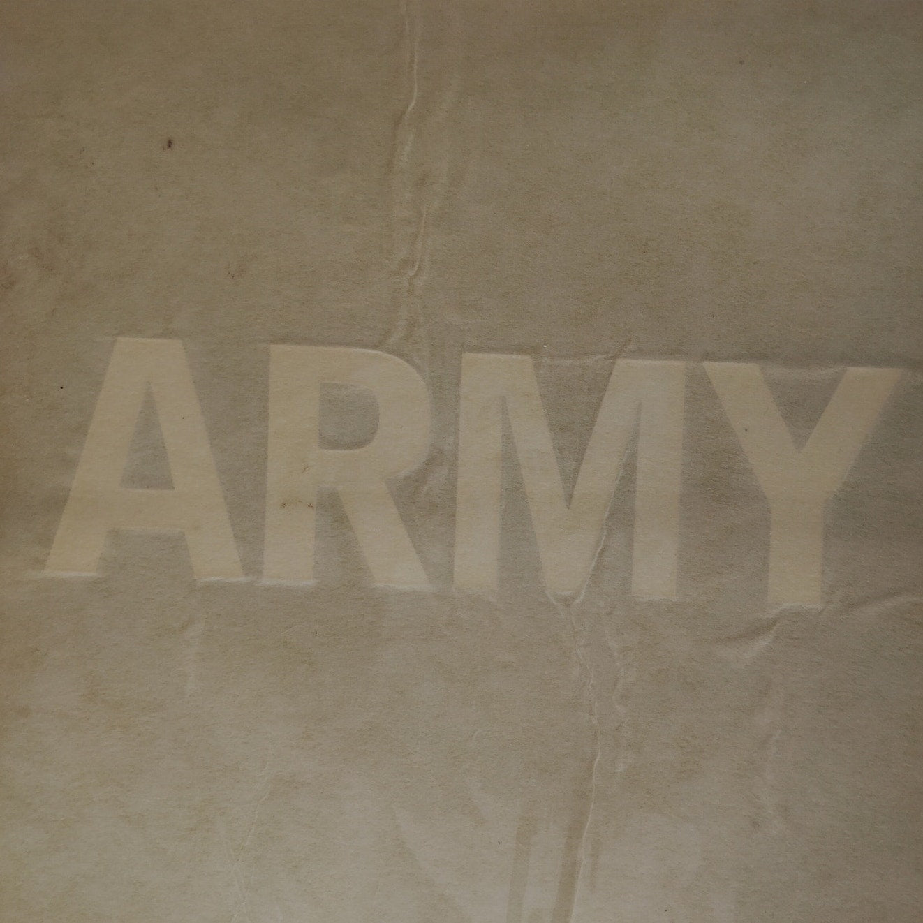 Rothco Army Vinyl Window Decal Novelty Clear w/ White Logo 6" × 6"