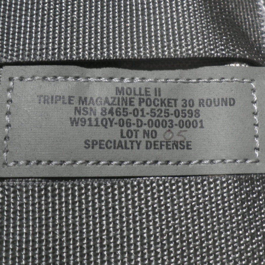 USGI Triple Magazine Pouch, 30 Rounds, Digital ACU, Molle II Gear