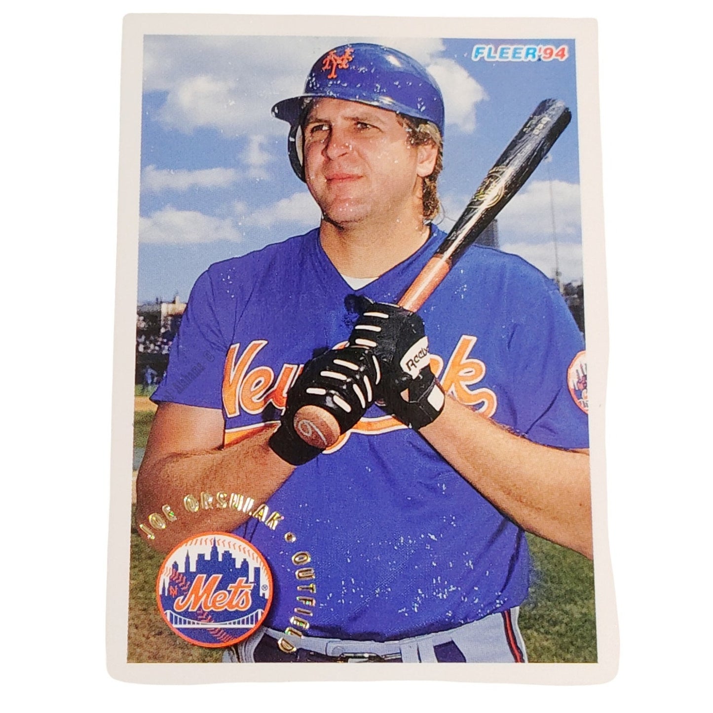 Joe Orsulak, New York Mets, #575, 1994 Fleer Baseball Collector's Card