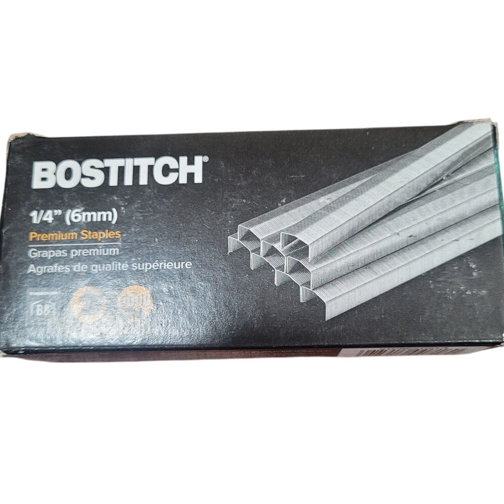 3 Boxes Bostitch Staples 1/4" Leg 5000/Box Standard Chisel Point Office Supply
