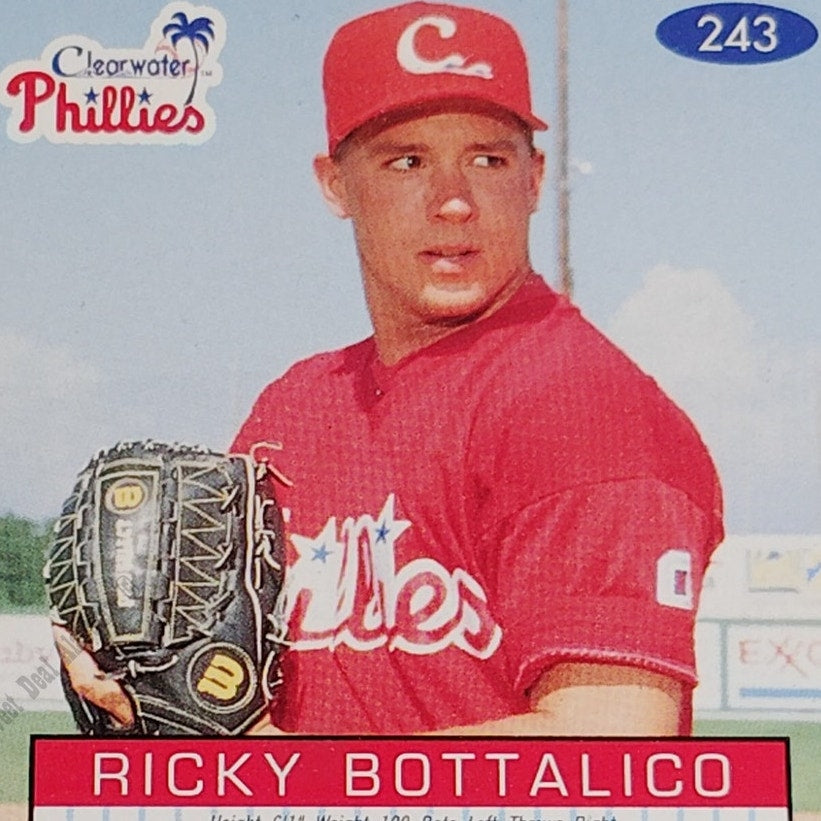 Ricky Bottalico, Clearwater Phillies, No. 243, 93-94 Fleer Excel Minor Leagues
