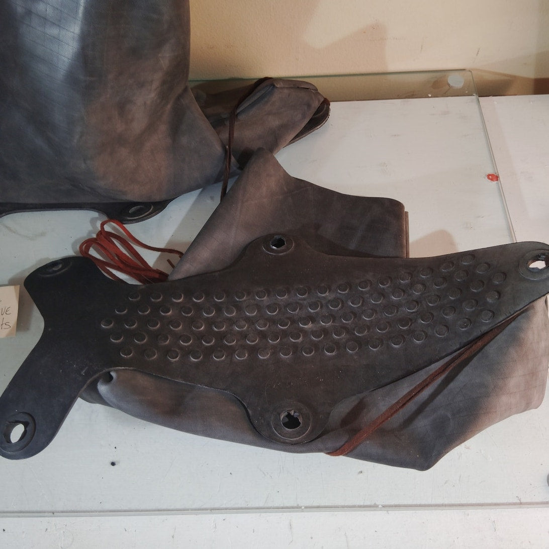 Chemical Protective Footwear Overboot Covers – MIL-F-A3987, Black Rubber, 1 Pair