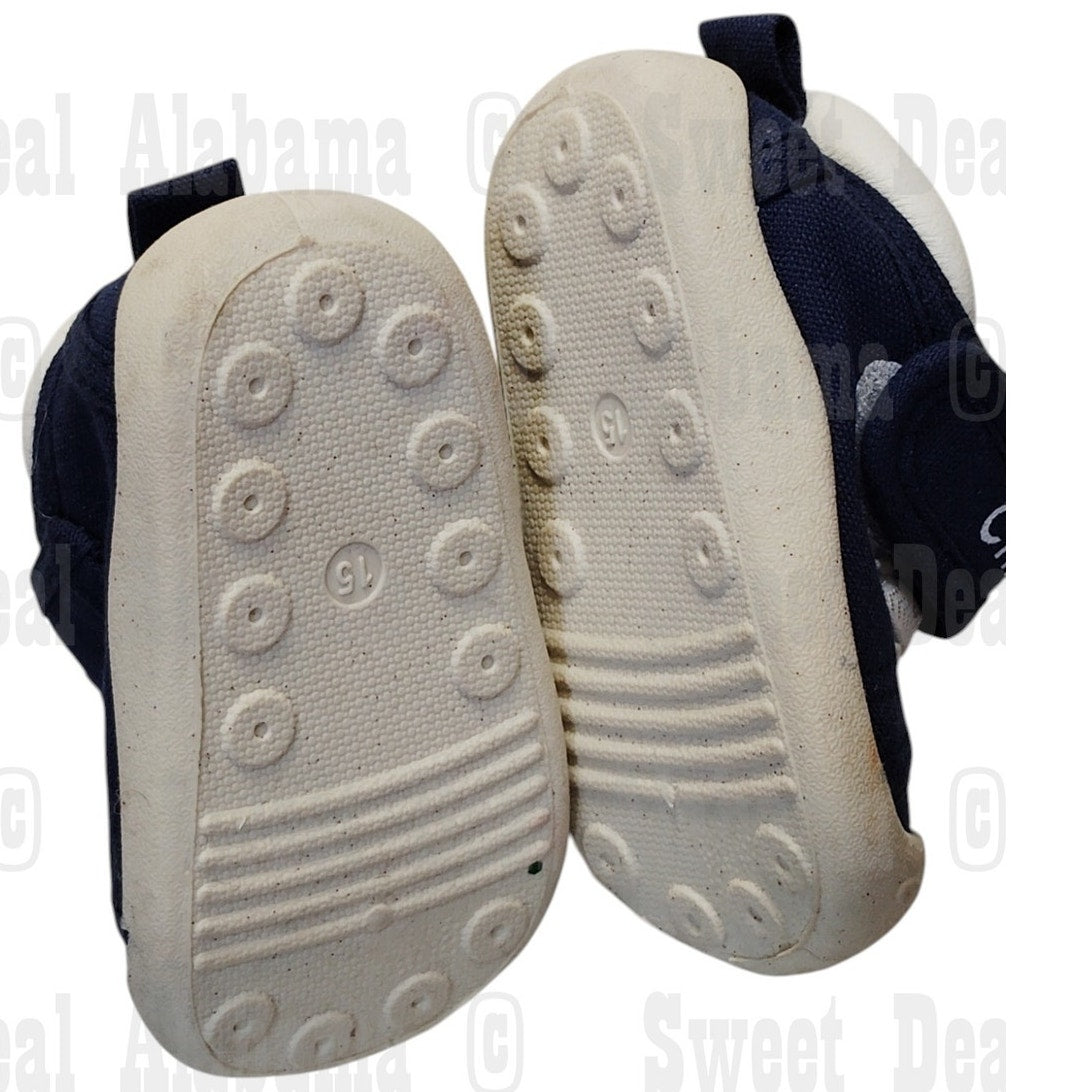 Baby's First Walking Shoes, Soft Rubber Sole Infant Size 5.5, Cotton, Non-Slip