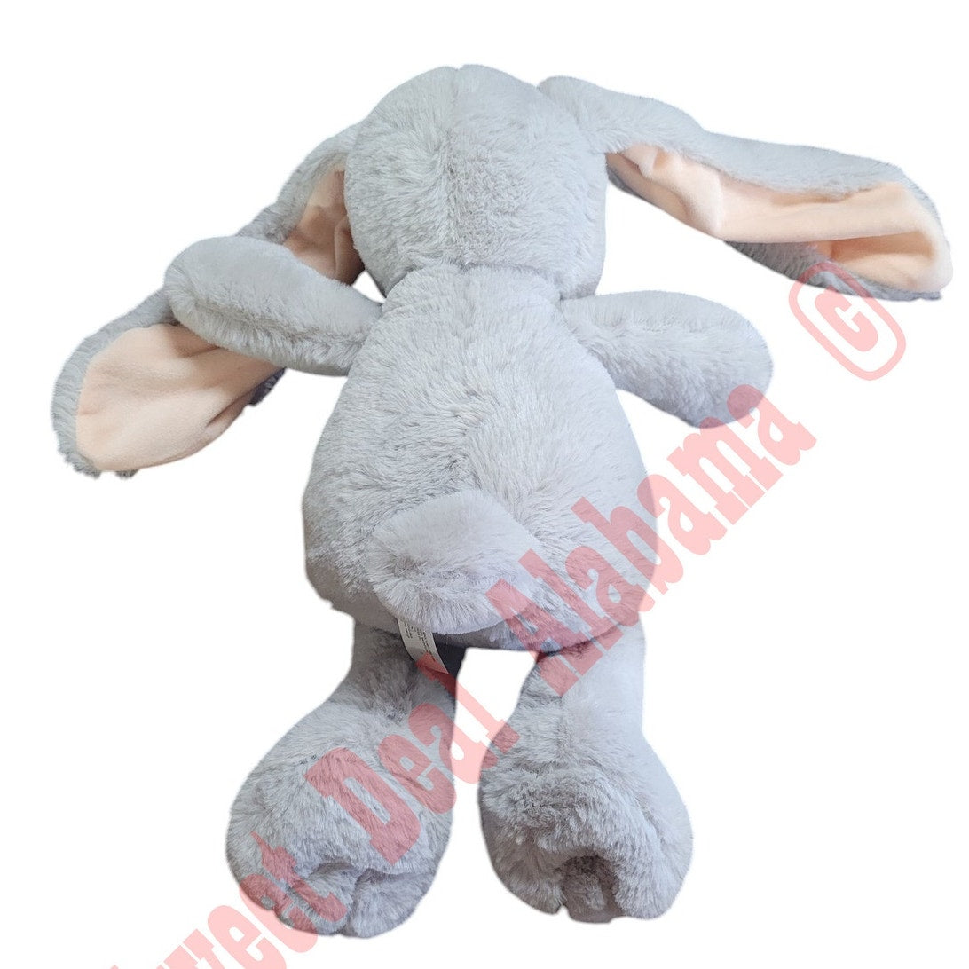 HUGme 14" Plush Bunny, Soft and Great Bedtime Cuddly, Gray, Ages 3+