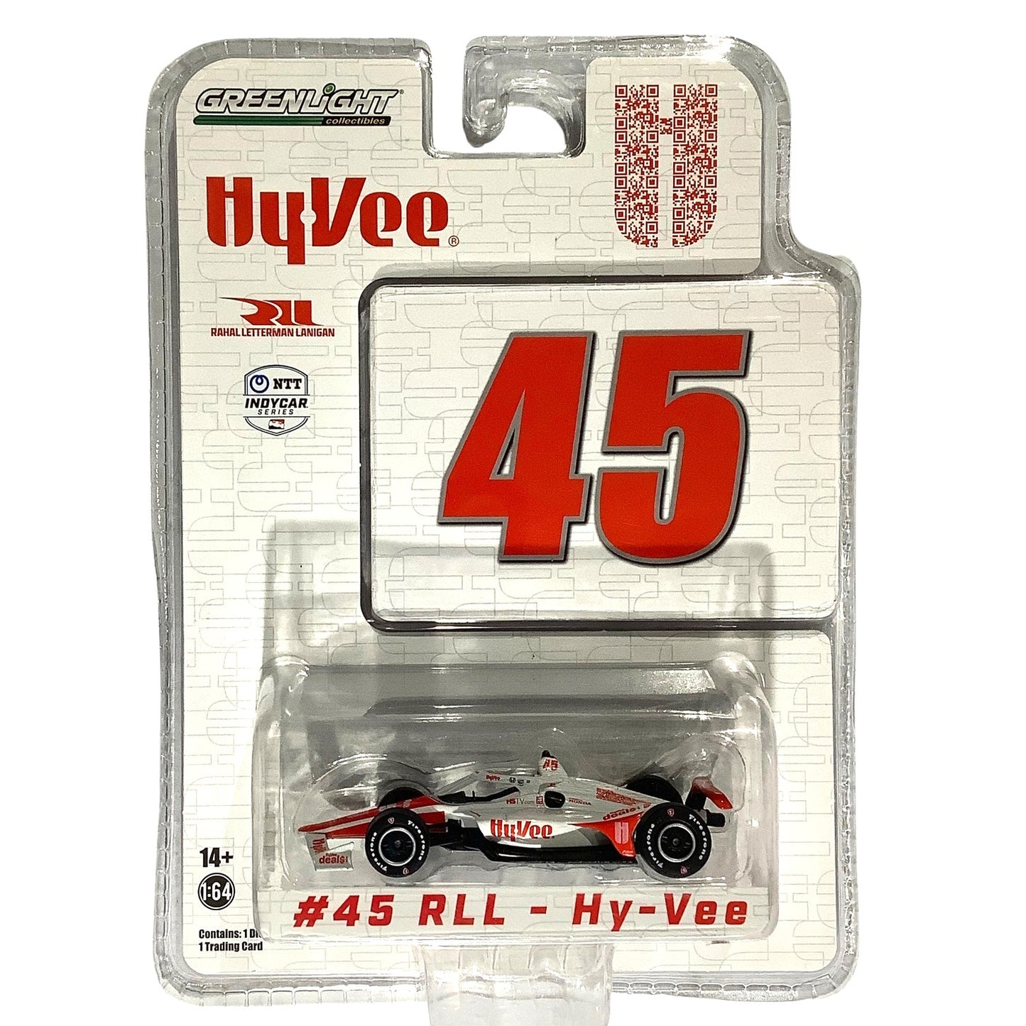 2022 Hy-Vee #45 Rahal Letterman Lanigan Greenlight Collectibles 1:64 Indy Car