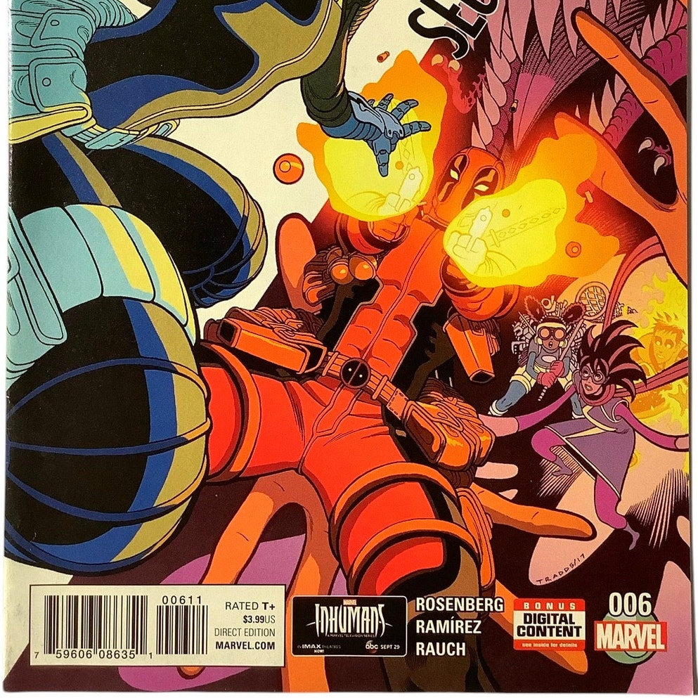 Marvel's Secret Warriors #6, ...Now It's Deadpool's Turn, Nov 2017, NM/M 9.8