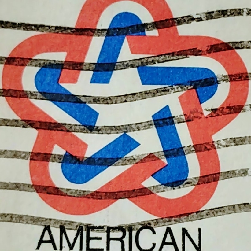 1971 US Postage Stamp Scott #1432 8c American Revolution Bicentennial Logo Used