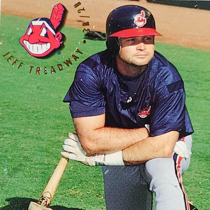 Jeff Treadway, Cleveland Indians, #122, 1994 Fleer Baseball Collector's Card