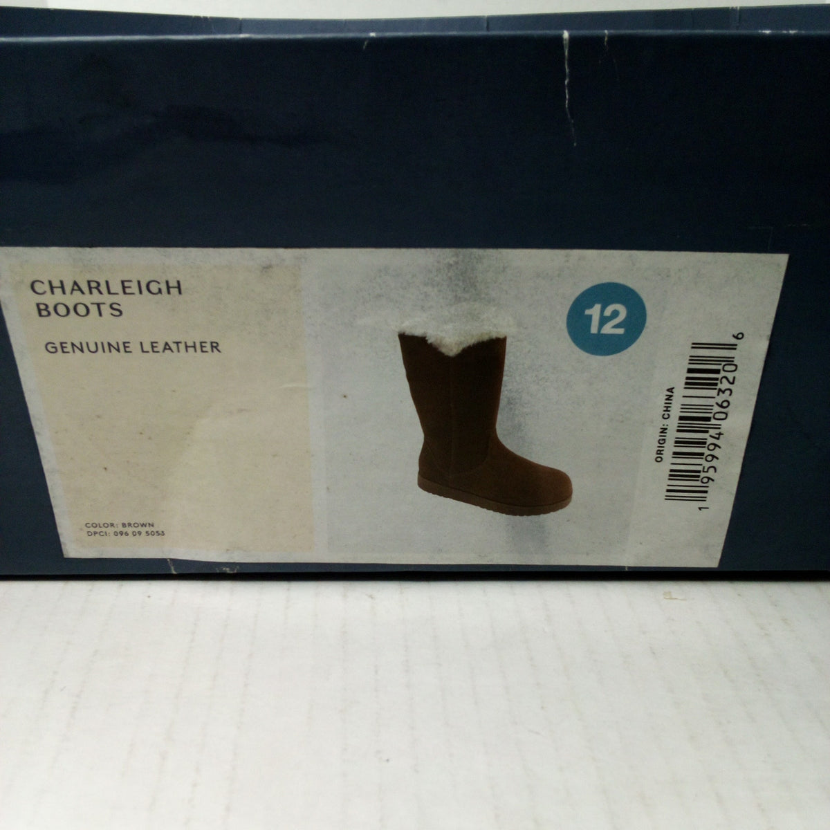 Universal Thread Charleigh Tall Faux Suede Faux Fur Zip Winter Boots Sz 12