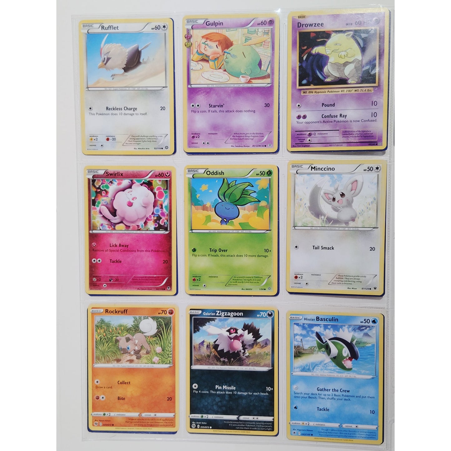 18 Random Pokémon Cards Pictured, Actual Photos Provided