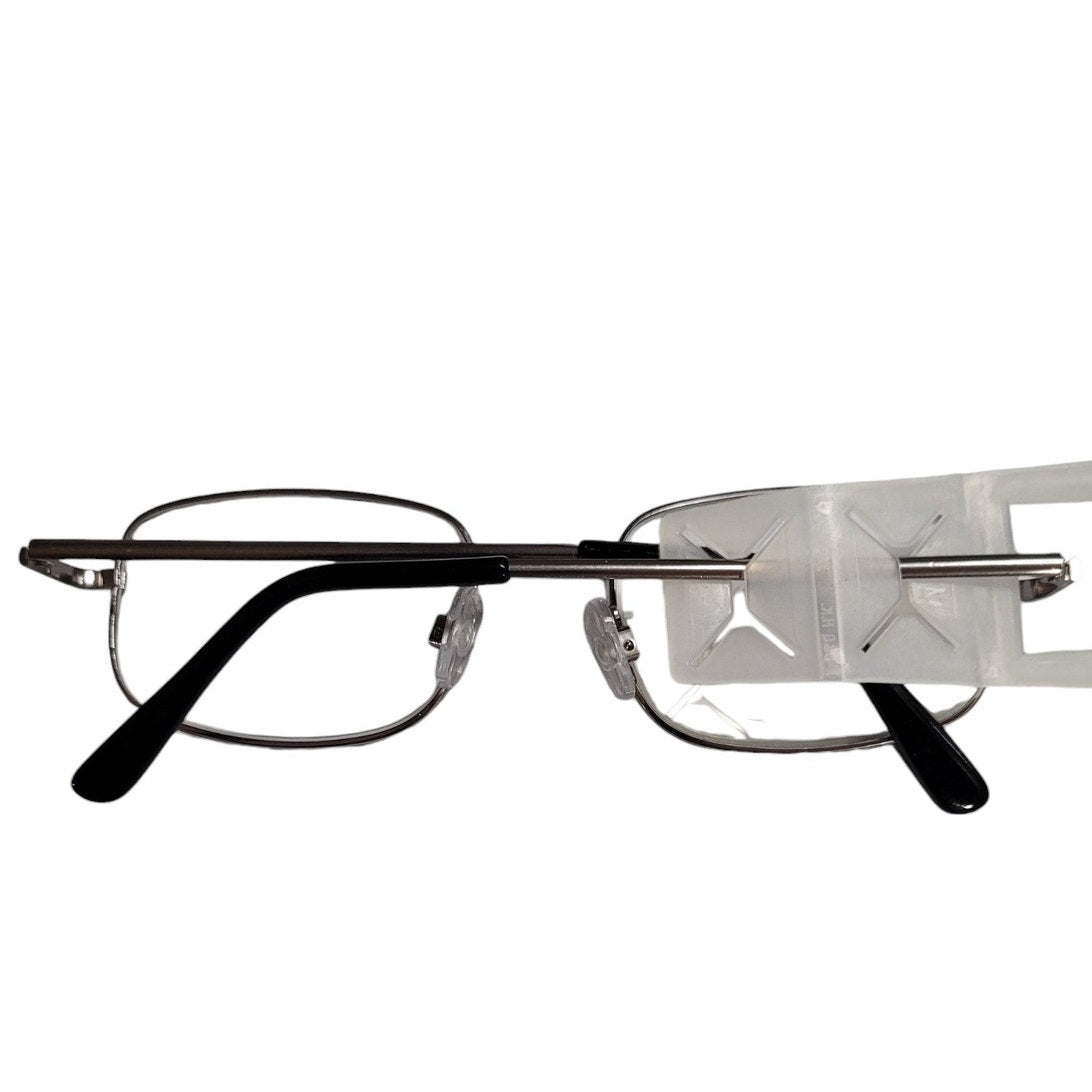Foster Grant SparePair Jacob Reading Glasses Gun Metal with Case, +1.25