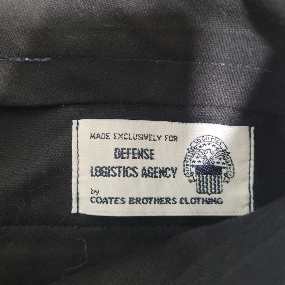 USMC Dress Trousers - 34R - Blue Shade 2319 - 55/45 Poly-Wool - Coates Brothers